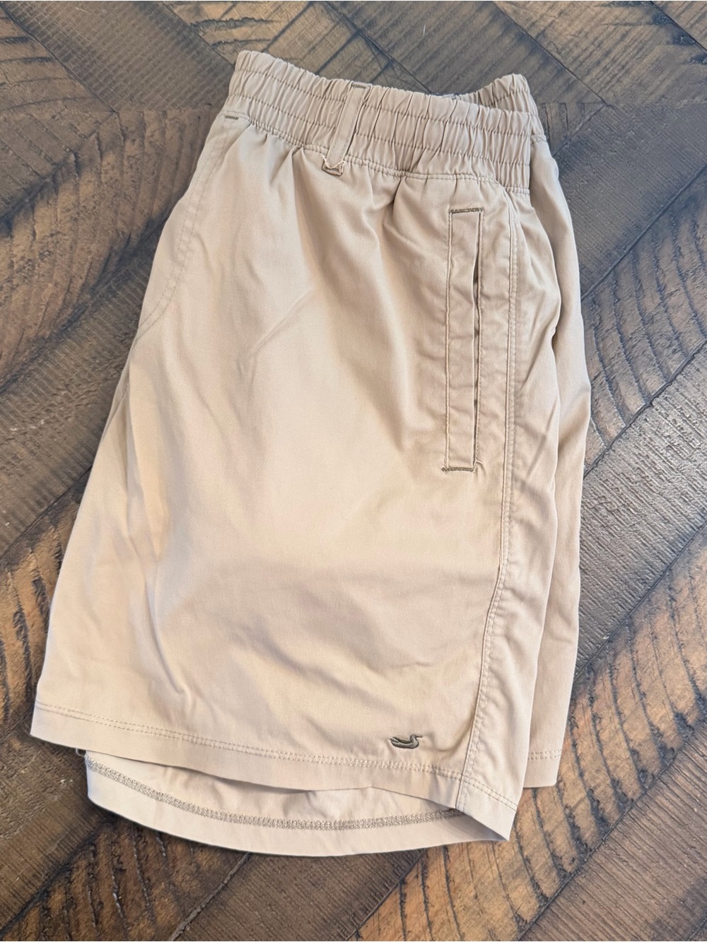 Southern Marsh Men's Elastic Waist Khaki Shorts